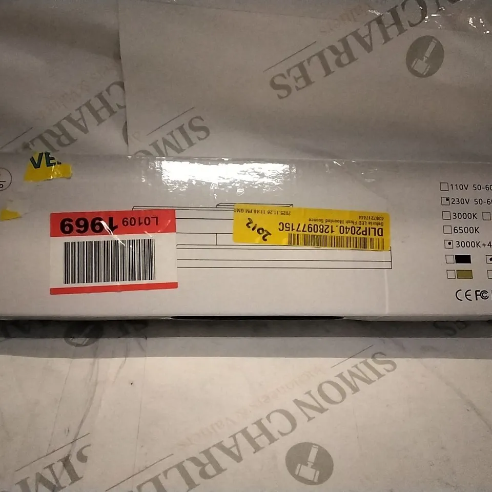 BOXED DEFURIA LED FLUSH MOUNT SCONCE