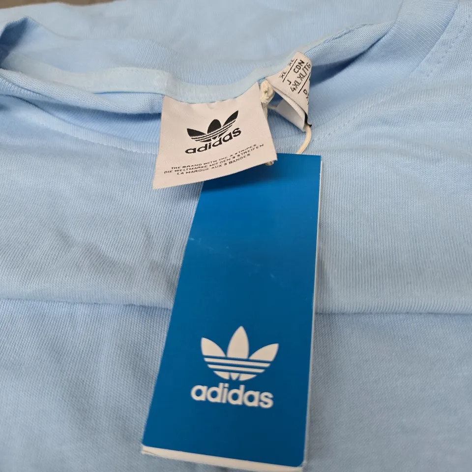 ADIDAS T-SHIRT – LIGHT BLUE, UK XL