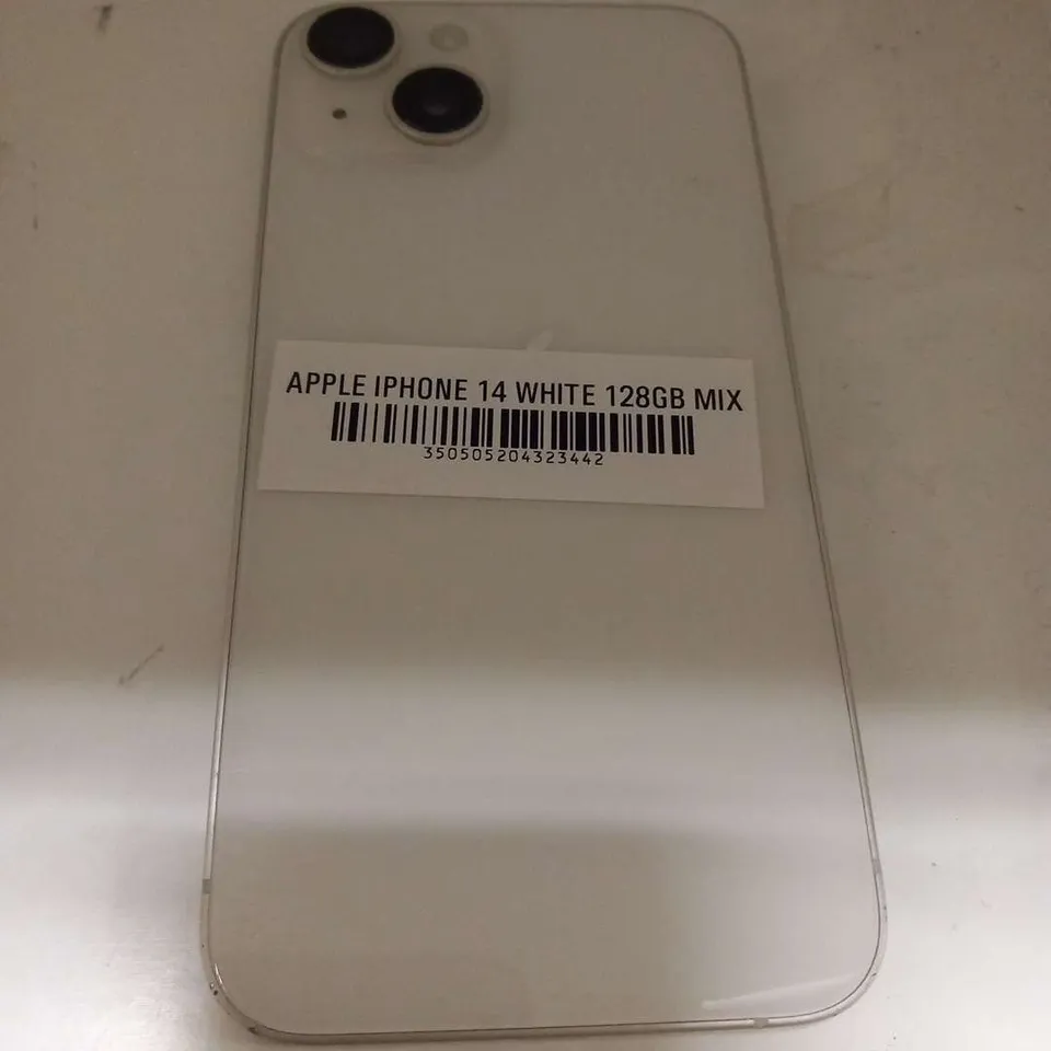 BOXED APPLE IPHONE 14 WHITE 128GB MOBILE PHONE