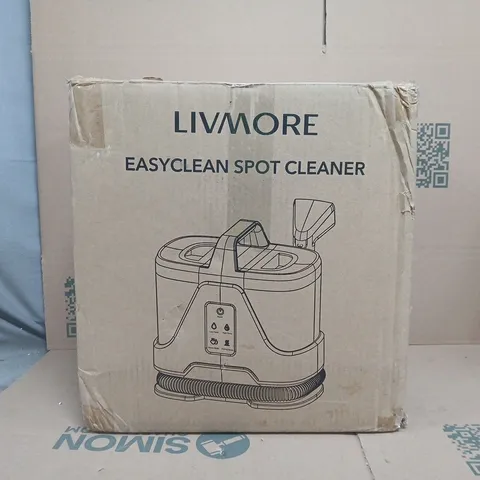 BOXED LIVMORE EASYCLEAN SPOT CLEANER IN WHITE