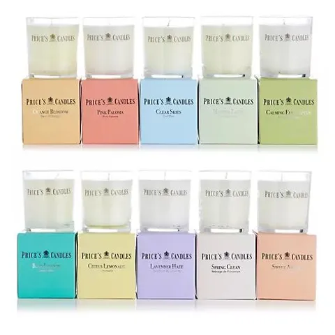 PRICE'S CANDLES SET OF 10 SPRING JAR CANDLES