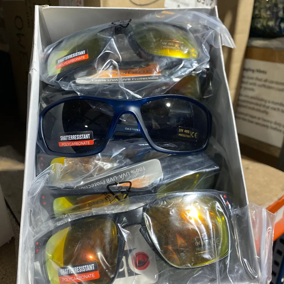 5 BOXES OF 12 BRAND NEW PAIRS OF SUNGLASSES