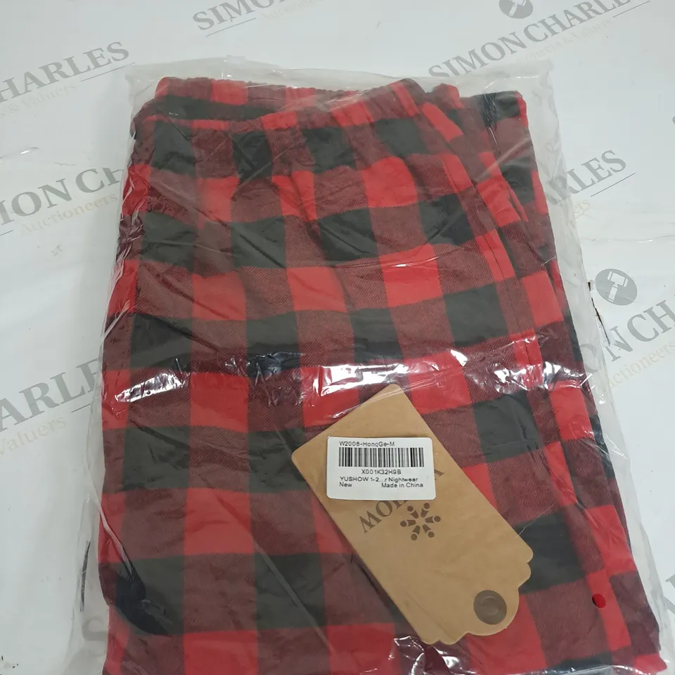 YUSHOW RED CHEQUARED BOTTOMS SIZE M