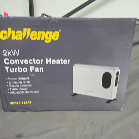 CHALLENGE 2KW CONVECTOR HEATER TURNO FAN