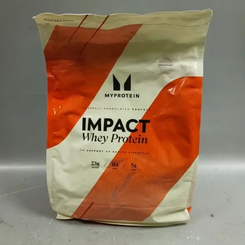 SEALED MYPROTEIN IMPACT WHEY PROTEIN - 2.5KG - UNFLAVOURED 