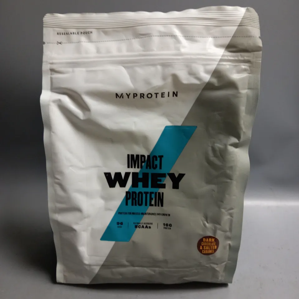 MYPROTEIN IMPACT WHEY PROTEIN 1KG DARK CHOCOLATE & SALTED CARAMEL