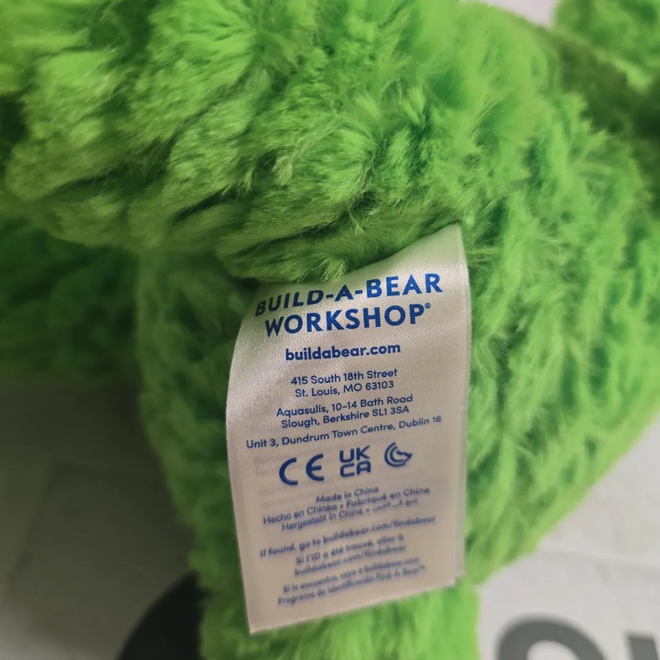 BUILD-A-BEAR WORKSHOP GREEN DINO PLUSH TOY