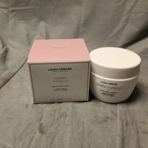 BOXED LAURA MERCIER AMBRE VANILLE SERUM BODY CREAM (200ML)