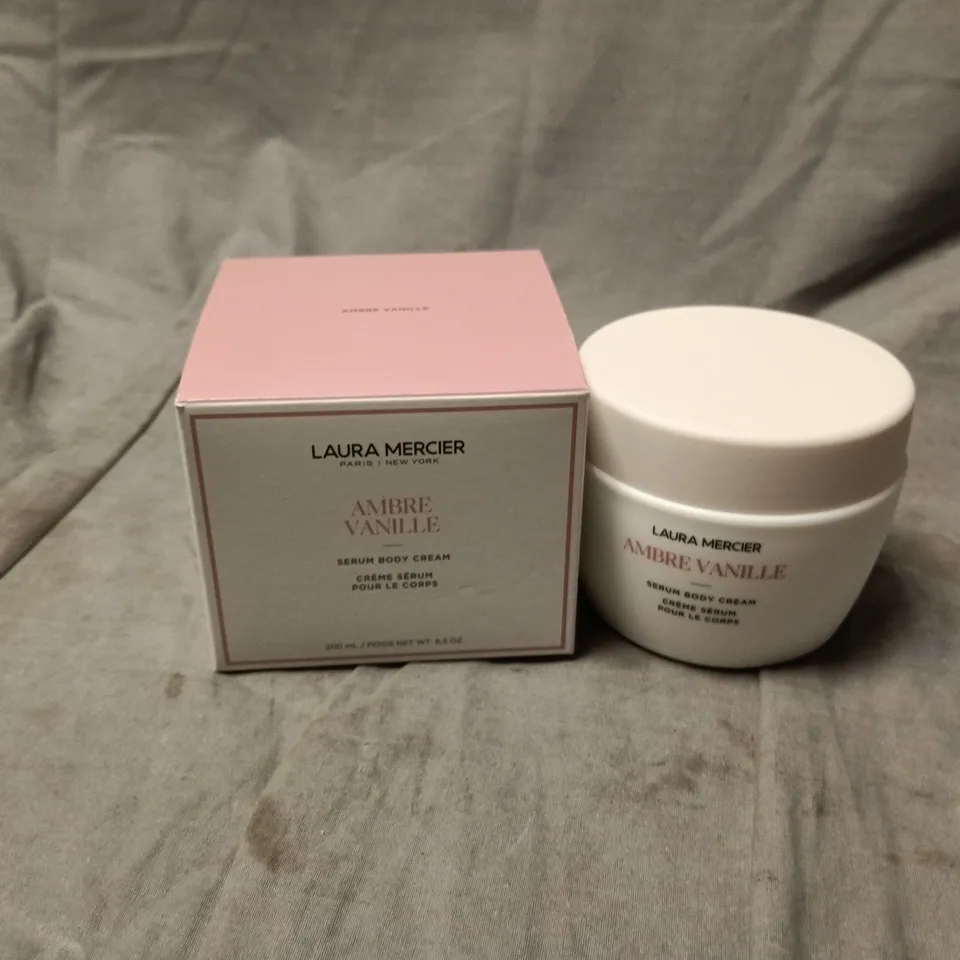 BOXED LAURA MERCIER AMBRE VANILLE SERUM BODY CREAM (200ML)