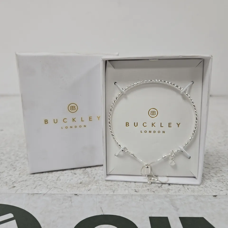 BOXED BUCKLEY LONDON BRACELET – SILVER-TONE