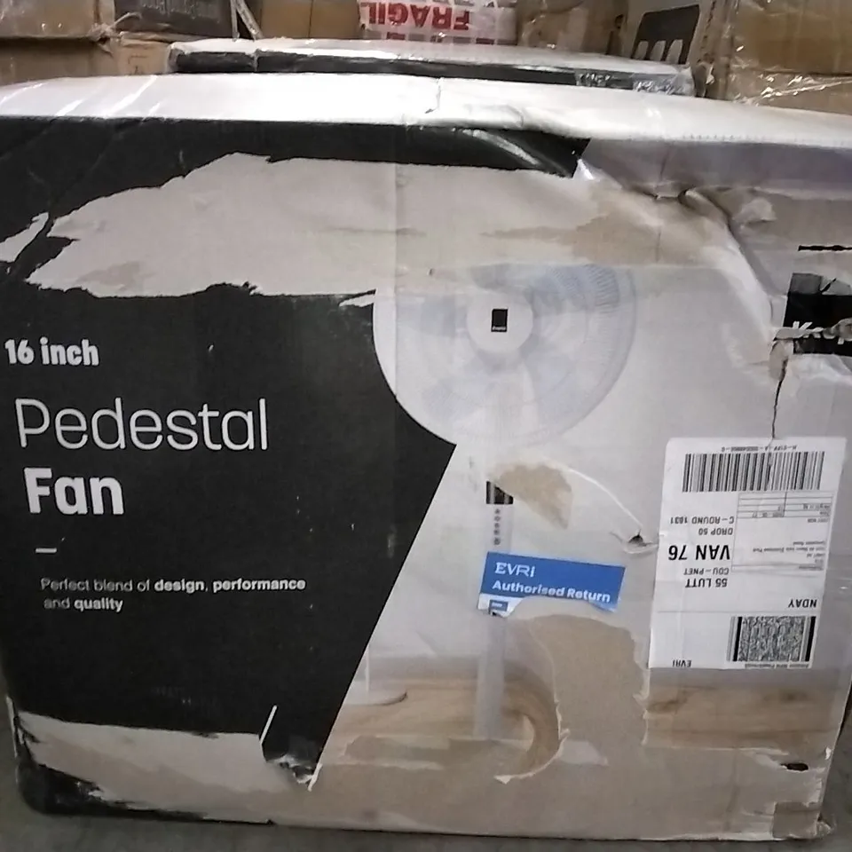 BOXED 16 INCH PEDESTAL FAN 