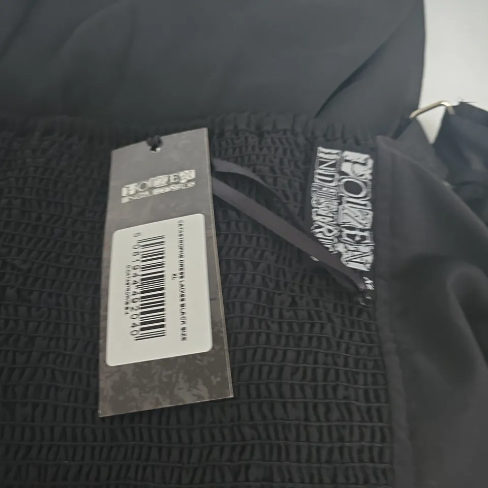 POIZEN INDUSTRIES CATASTROPHE LADIES DRESS IN BLACK - XL