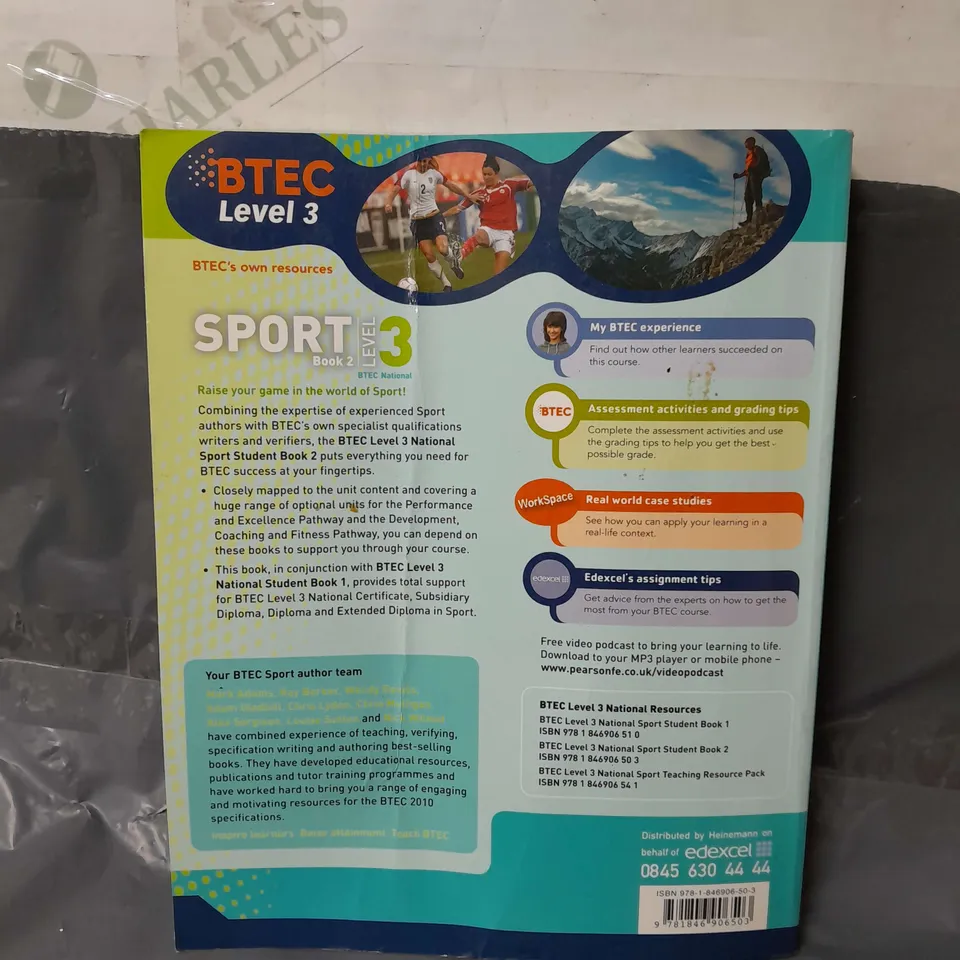EDEXCEL BTEC LEVEL 3 NATIONAL SPORT BOOK 2: BOOK 2 (BTEC NATIONAL SPORT 2010)
