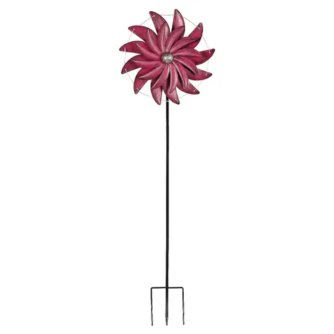 GARDEN REFLECTIONS SOLAR WINDMILL STAKE LIGHT