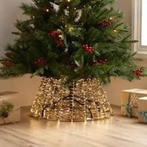 FESTIVE PRE-LIT 58CM TREE SKIRT