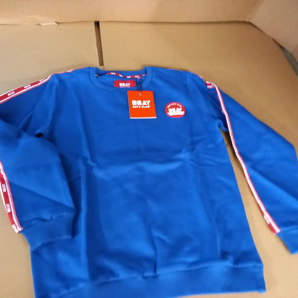 BEATZ BOY CLUB BLUE CREW JUMPER - 15/16