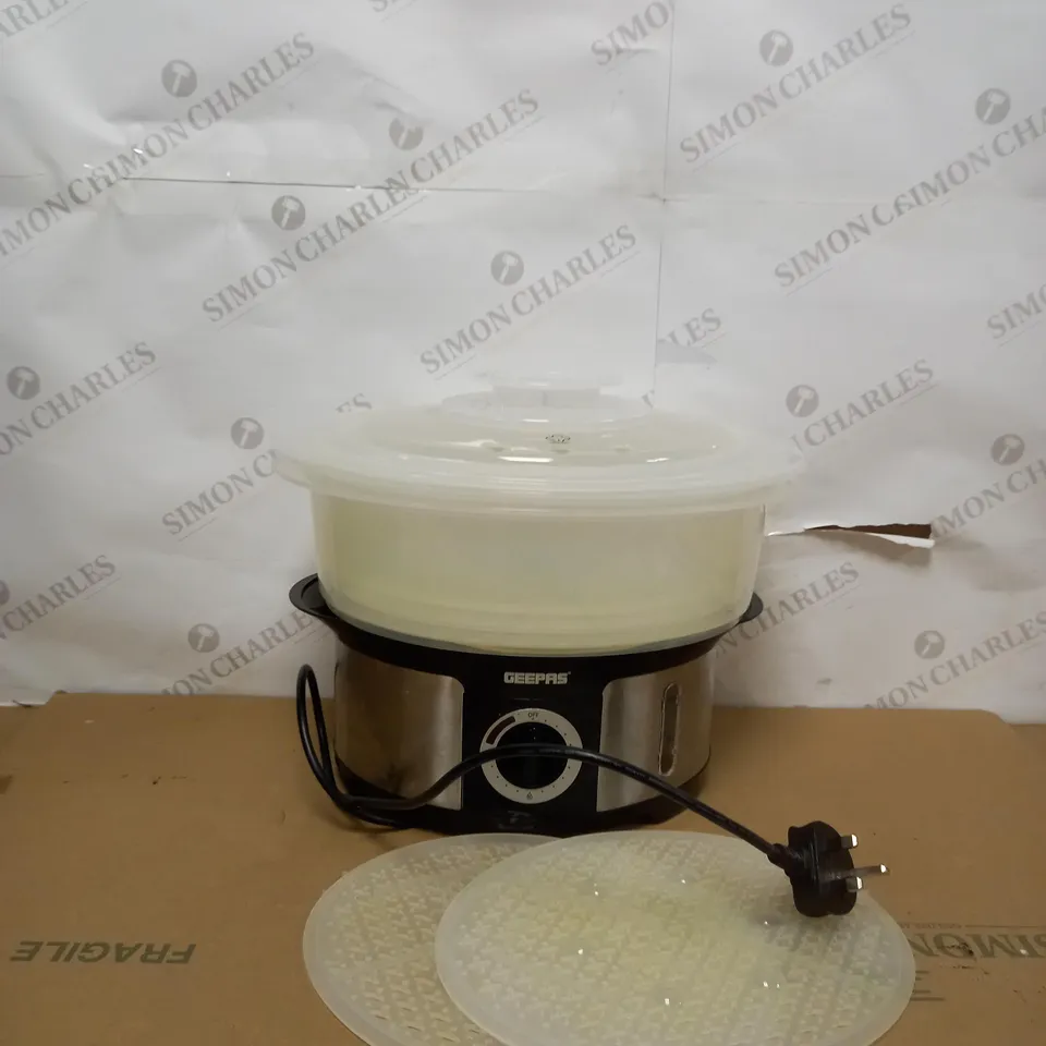 GEEPAS 3-TIER FOOD STEAMER