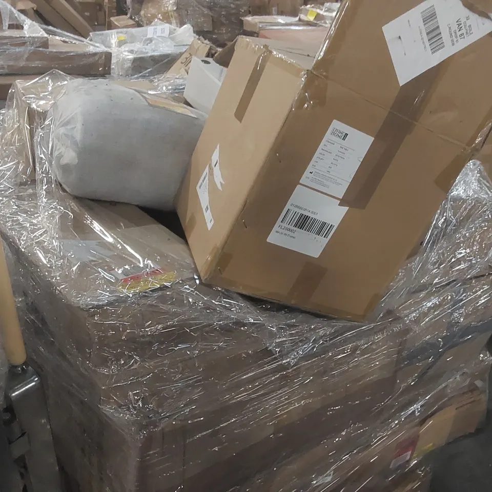 PALLET CONTAINING A LARGE QUANTITY OF ASSORTED FURNITURE PARTS ECT 