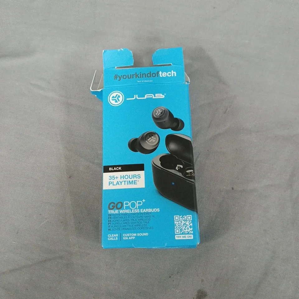 JLAB GO AIR POP TRUE WIRELESS SIGNATURE EARBUDS RRP £19.99