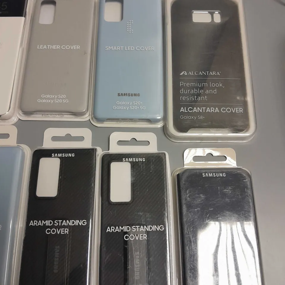 LOT OF 14 ASSORTED SAMSUNG PHONE CASES