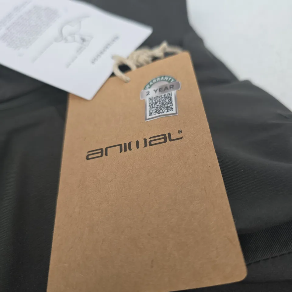 ANIMAL ELEMENTS WOMEN'S WATERPROOF JACKET – DARK KHAKI, UK 18 (EU 46)