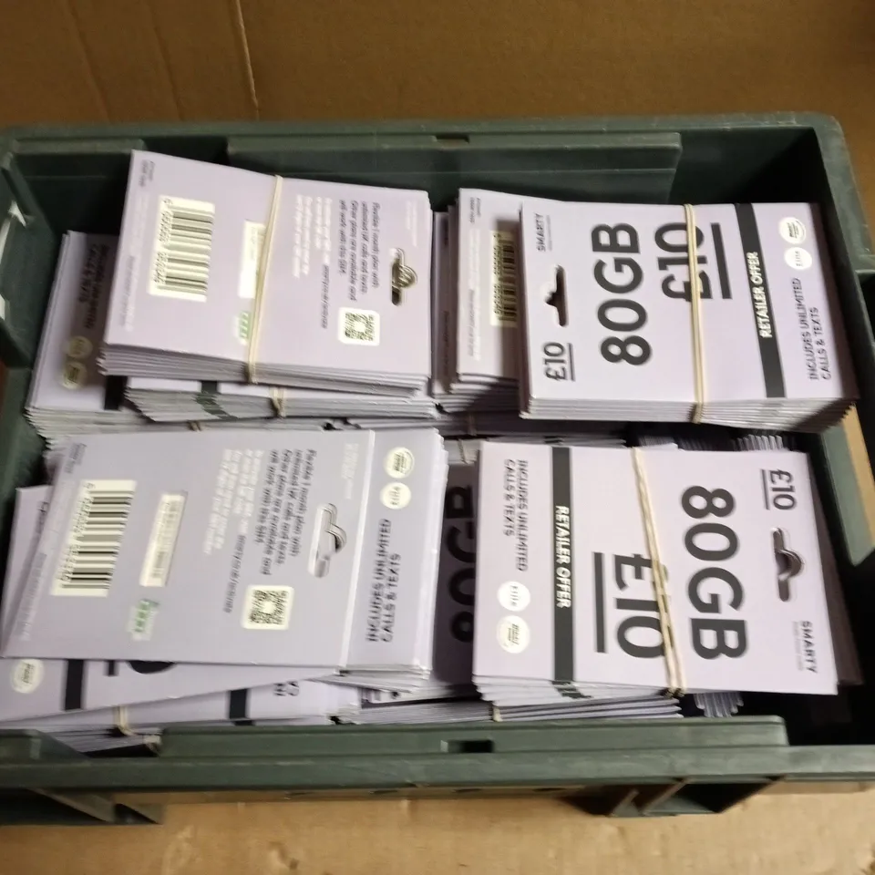 LARGE QUANTITY OF SMARTY SIM CARDS