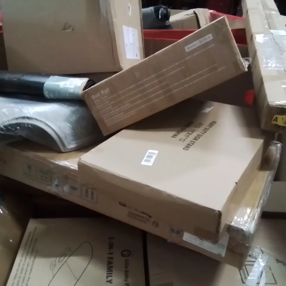 PALLET OF ASSORTED HOUSEHOLD GOODS AND PRODUCTS TO INCLUDE; TREADMILL,VAX SPOTWASH,HOT CHOCOLATE MACHINE