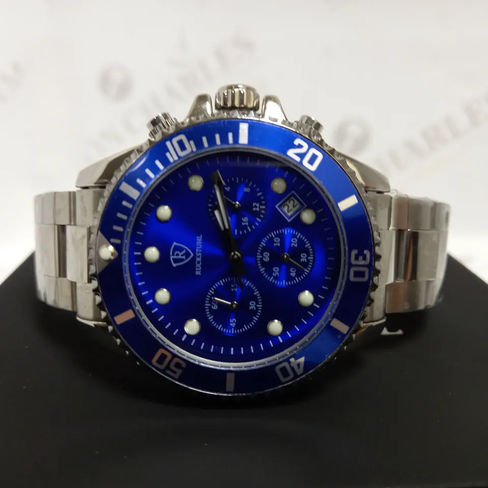 RUCKSTUHL CHRONOGRAPH STYLE BRACELET STRAP WRISTWATCH