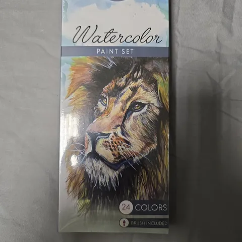 MOZART WATERCOLOR PAINT SET, 24 COLORS, BRUSH INCLUDED APPROXIMATELY 10 PCS 
