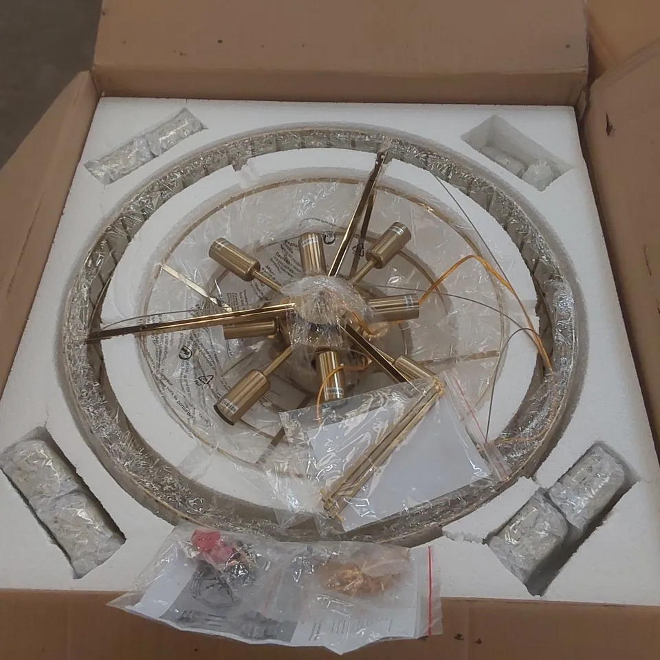 BOXED PENDANT CHANDELIER