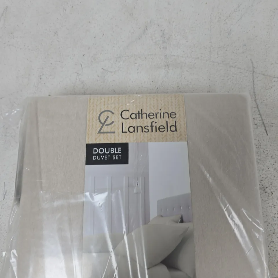 CATHERINE LANSFIELD DOUBLE DUVET SET – BRUSHED COTTON (SOFT, WARM & COSY)