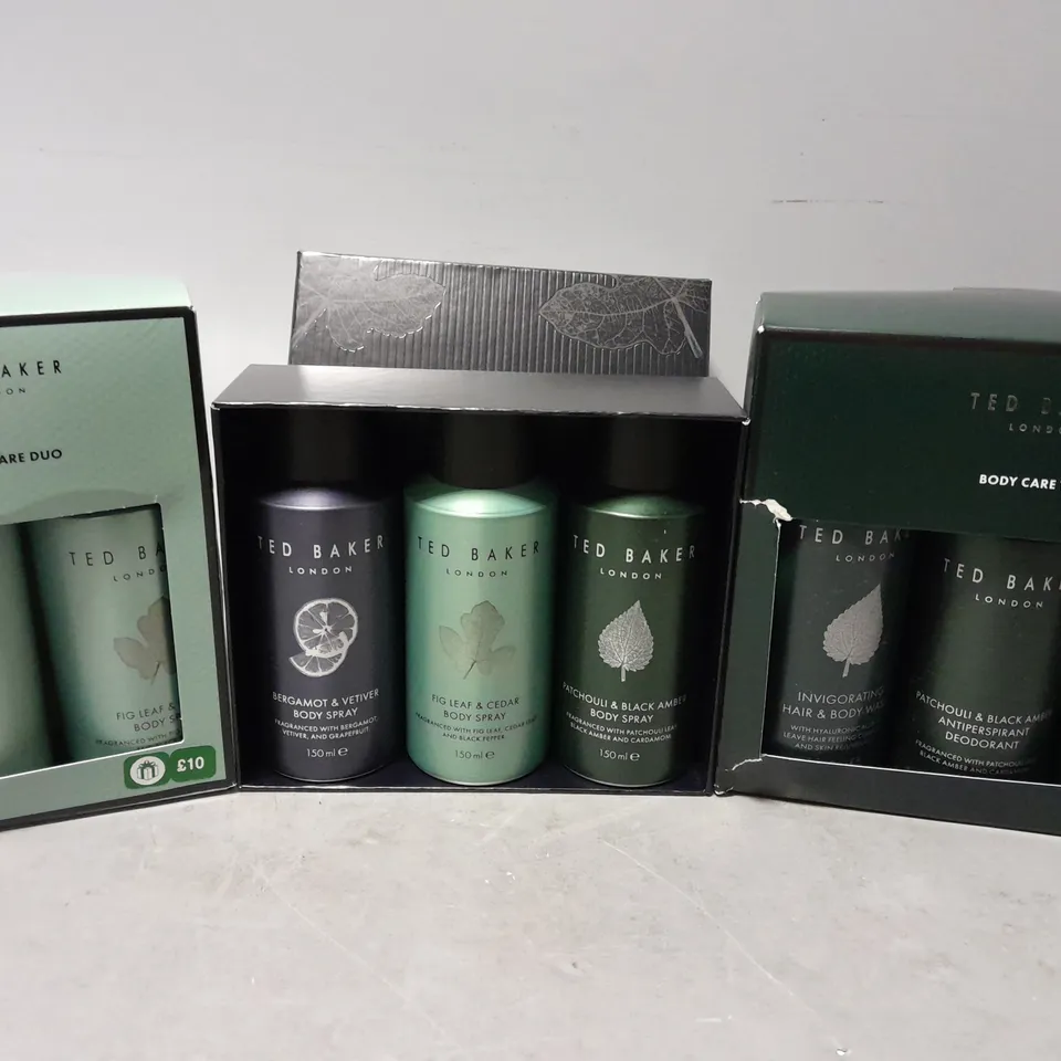 APPROX 8 ASSORTED TED BAKER BODY SPRAY GIFT SETS 