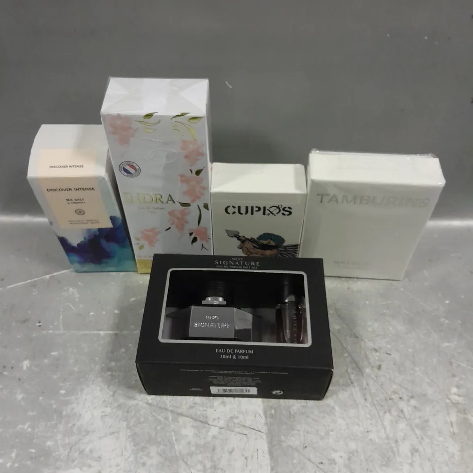 APPROXIMATELY 15 ASSORTED FRAGRANCE PRODUCTS TO INCLUDE CUPIOS, TAMBURINS, NEXT SIGNATURE ETC 