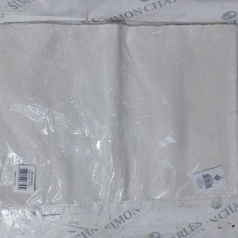 NICOLA SPRING SET OF 6 RIBBED COTTON DINING PLACEMATS