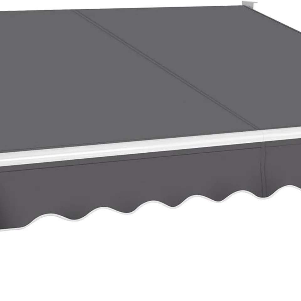 BOXED YAHEETECH RETRACTABLE MANUAL AWNING 250X200CM WITH ALUMINIUM CRANK - DARK GREY (1 BOX)