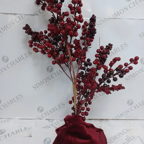 HOME REFLECTIONS PRE-LIT MIXED BERRY TREE APPROX 60CM