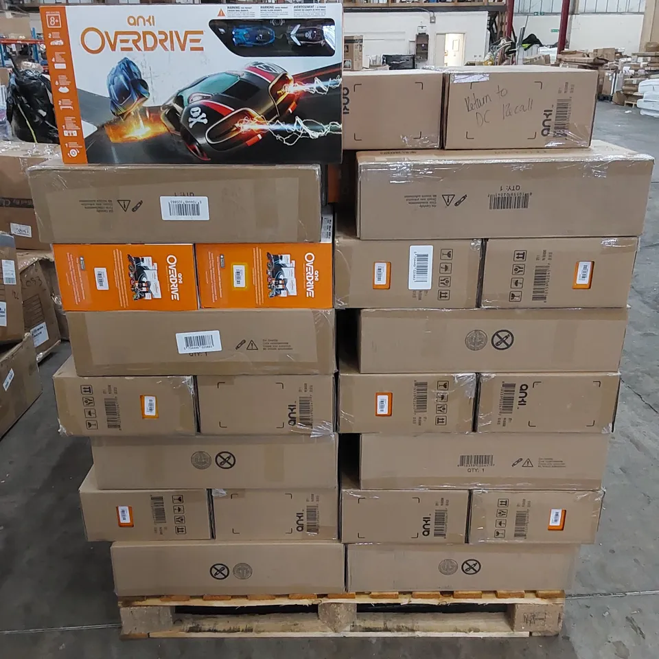 PALLET TO CONTAIN APPROXIMATELY 36 X ANKI OVERDRIVE RACING SETS - (RECALLED PRODUCT, DUE TO BATTERY ISSUES)