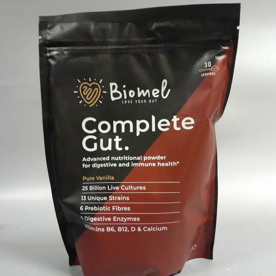 SEALED BIOMEL COMPLETE GUT NUTRITIONAL POWDER - 450G
