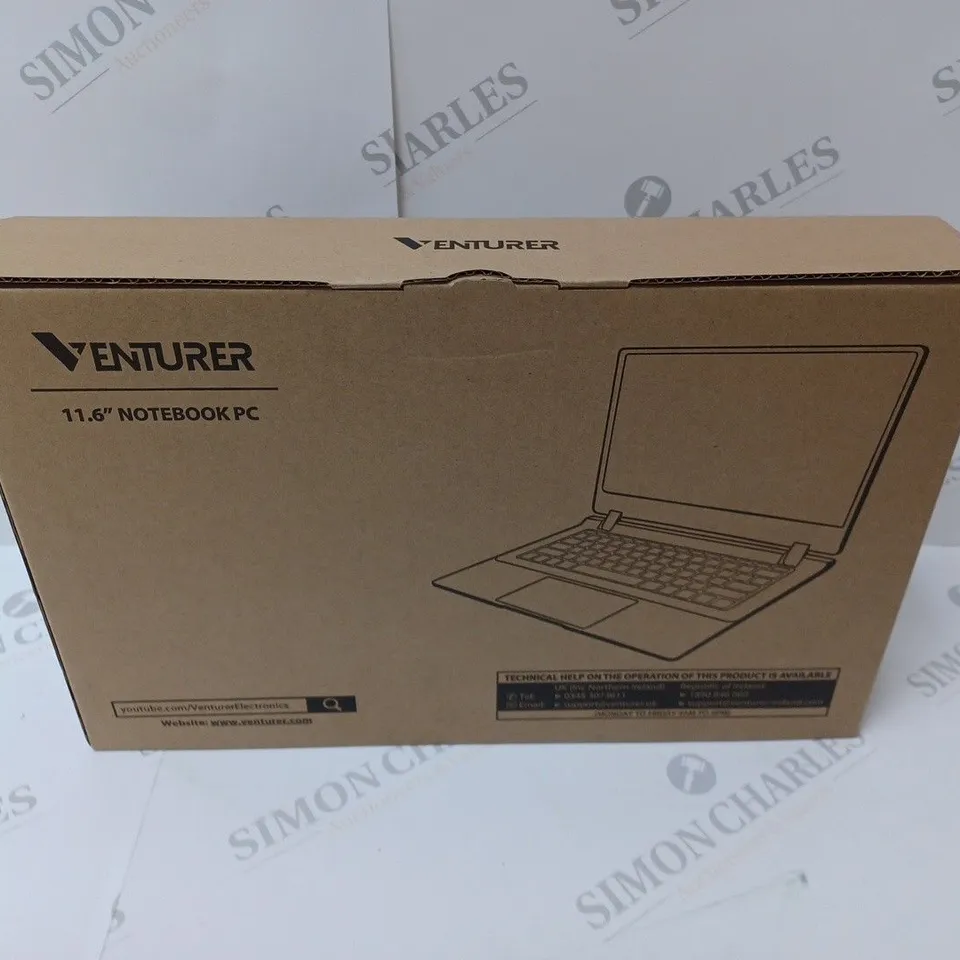 BRAND NEW BOXED VENTURER EUROPA 11 PLUS 11.6" NOTEBOOK PC - MATT BLACK 