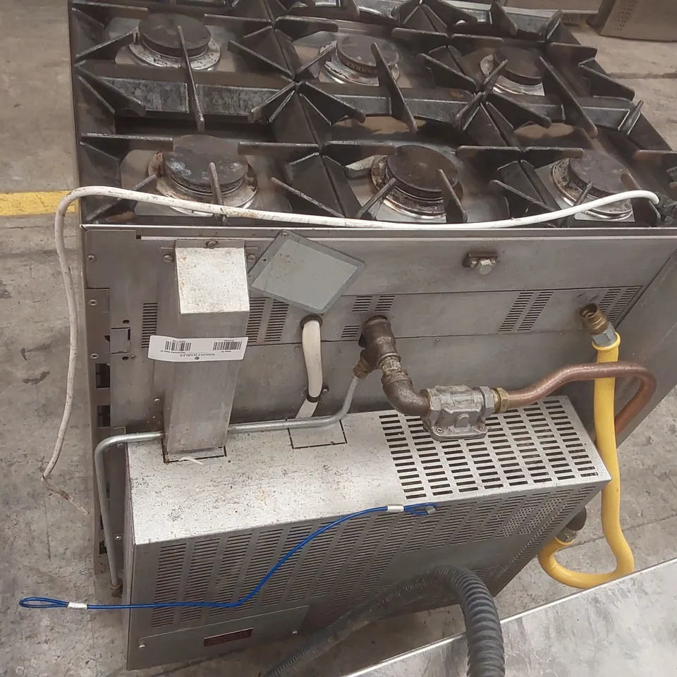 MOORWOOD VULCAN 6-BURNER OVEN GAS RANGE