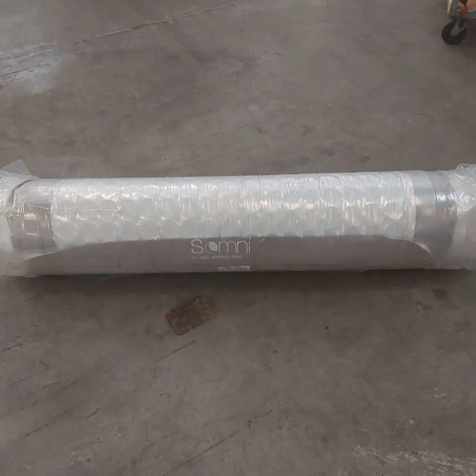 BRAND NEW BAGGED AND ROLLED SOMNI GEL HYBRID 2500 MATTRESS - 4FT SMALL DOUBLE