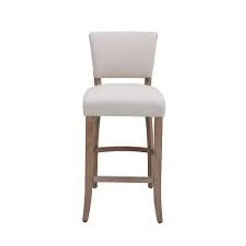 BOXED LIVING AND HOME ZH1044 BEIGE BAR STOOL