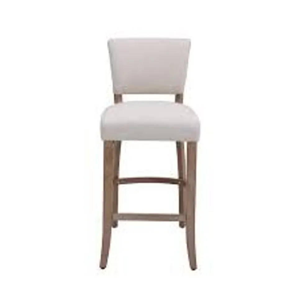 BOXED LIVING AND HOME ZH1044 BEIGE BAR STOOL
