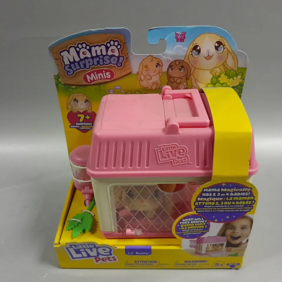 6 BOXED LITTLE LIVE PETS - MAMA SURPRISE MINIS: LIL' BUNNY