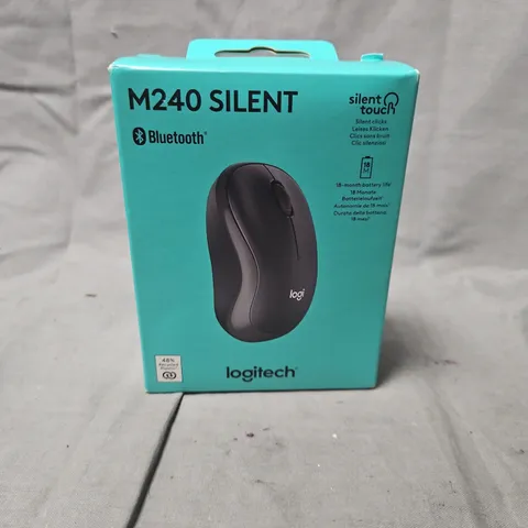 BOXED AND SEALED LOGITECH M240 SILENT BLUETOOTH WIRELESS MOUSE