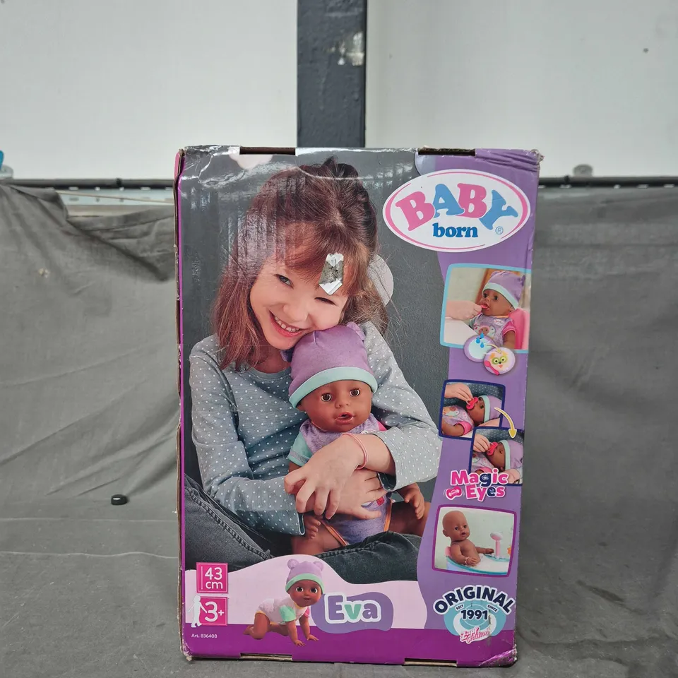 BABY BORN EVA 43 CM DOLL – BOXED