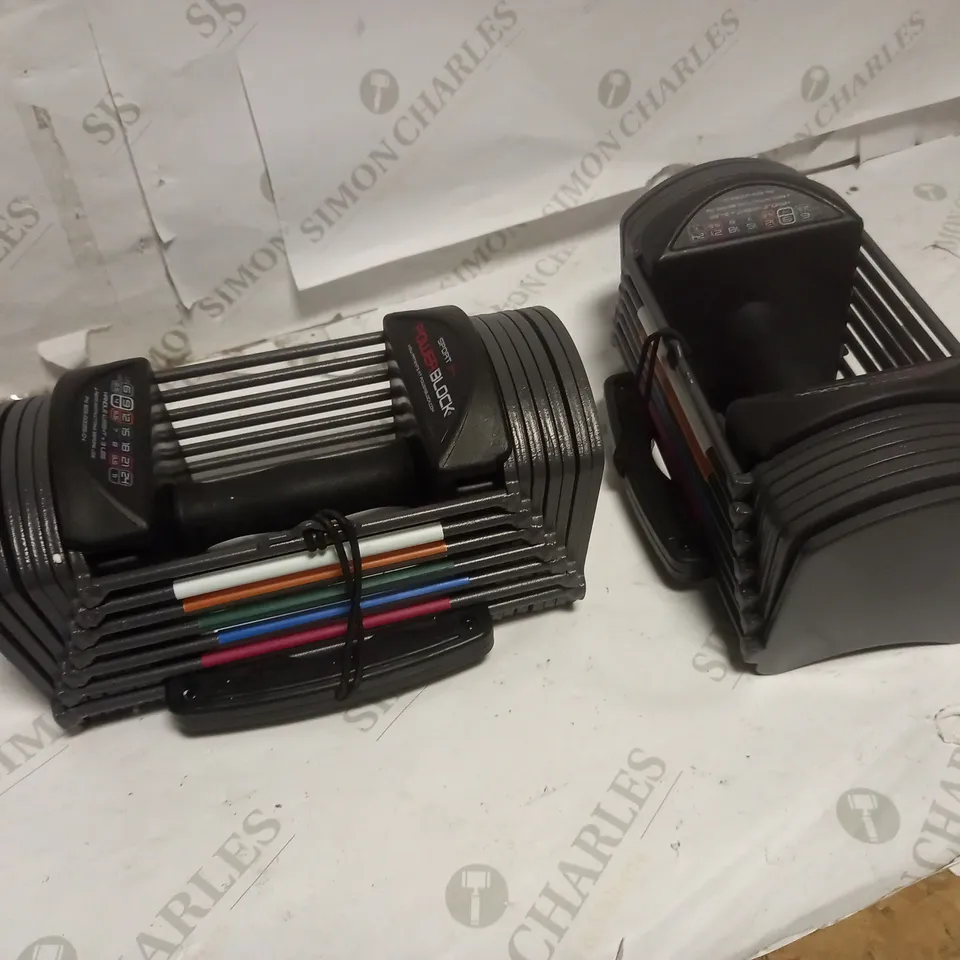 POWERBLOCK SPORT 2.4 ADJUSTABLE DUMBBELLS RRP £200