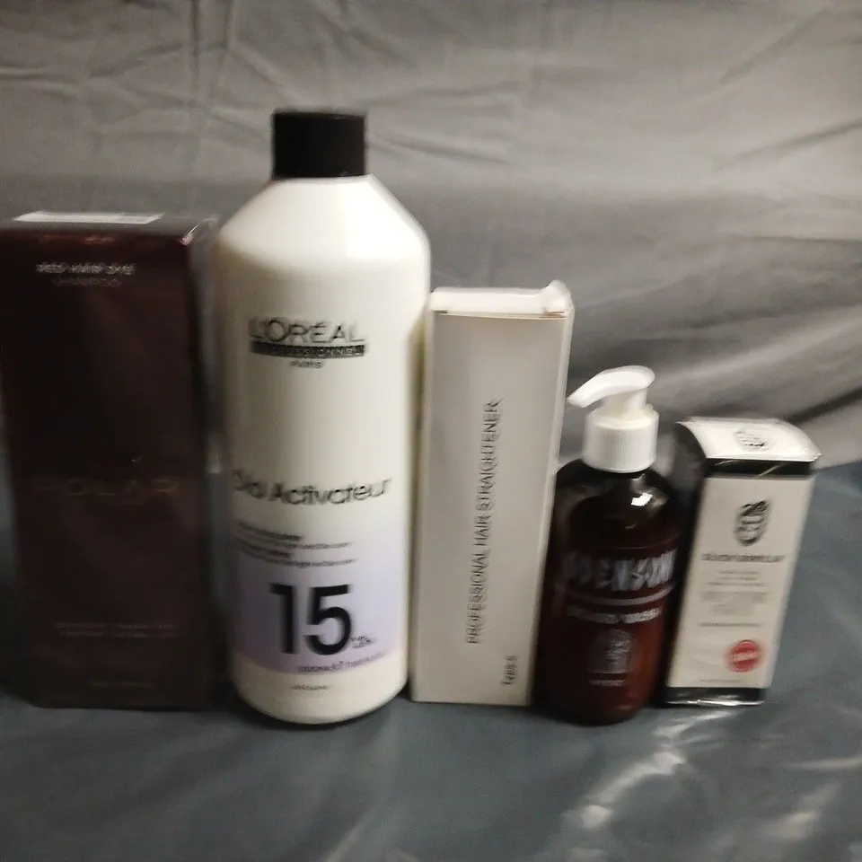 APPROXIMATELY 15 ASSORTED HEALTH & BEAUTY PRODUCTS TO INCLUDE L'OREAL, SLICK GORILLA  AND SHAMPOO'S