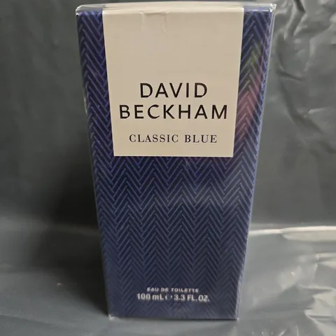BOXED AND SEALED DAVID BECKHAM CLASSIC BLUE EAU DE TOILETTE 100ML