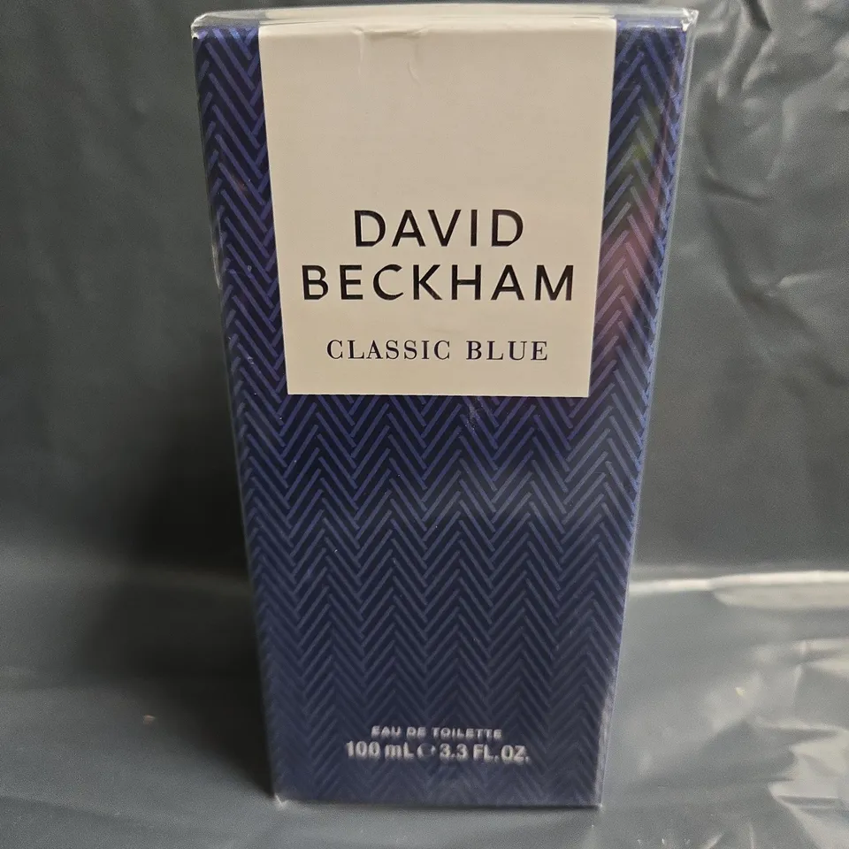 BOXED AND SEALED DAVID BECKHAM CLASSIC BLUE EAU DE TOILETTE 100ML